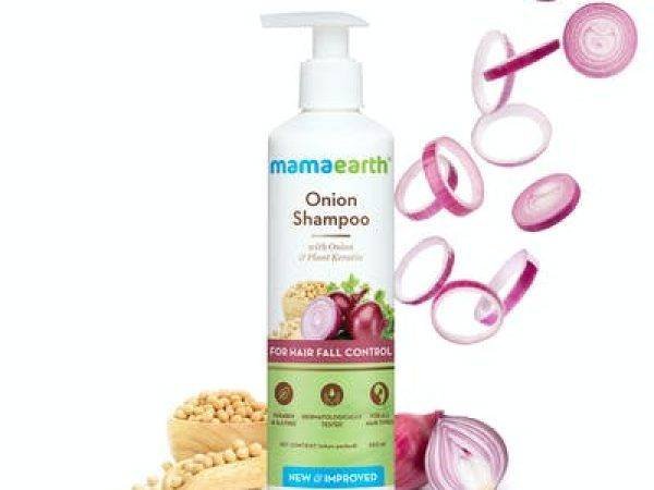 MamaEarth Onion Shampoo with Onion and Plant Keratin